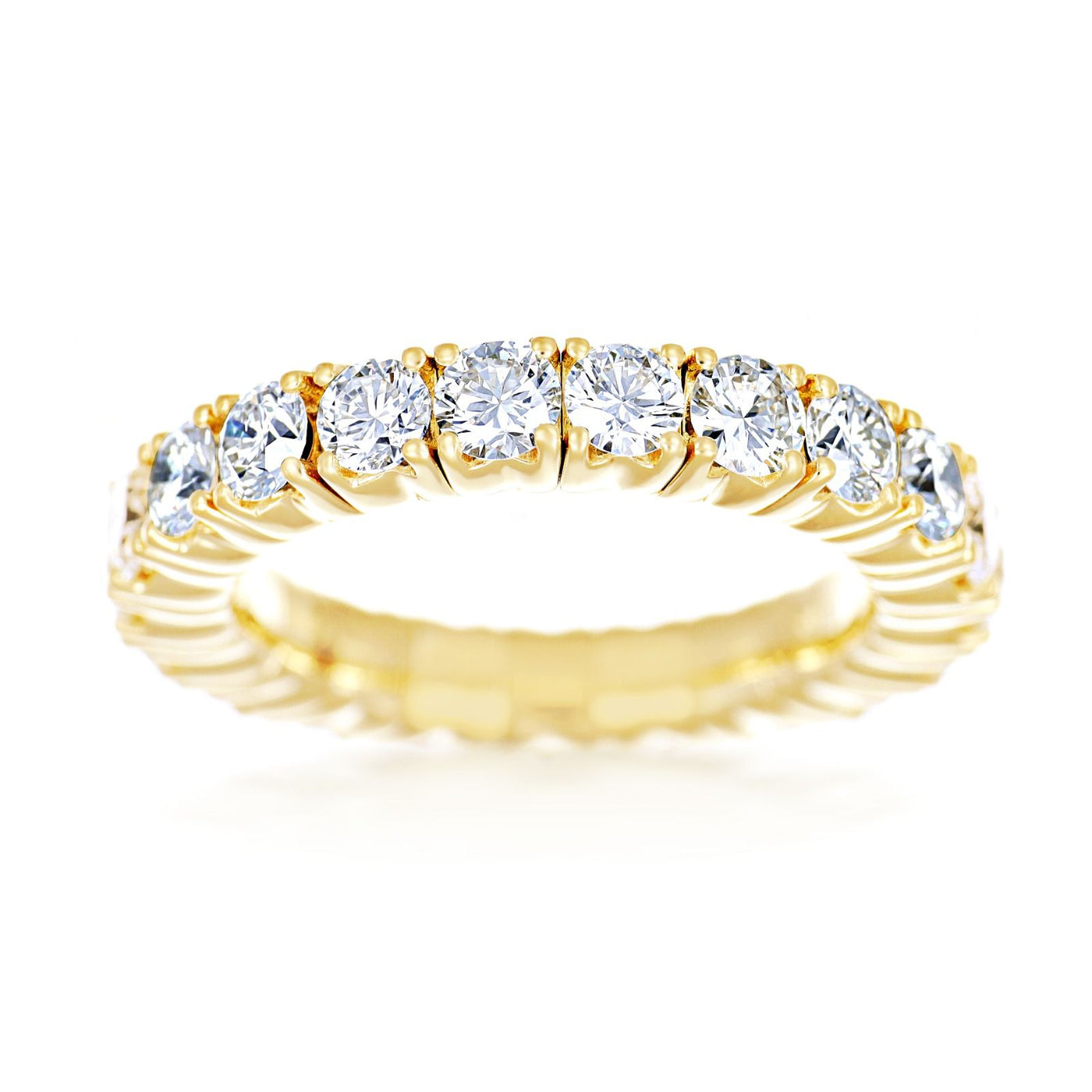 Yellow Sapphire Eternity Ring