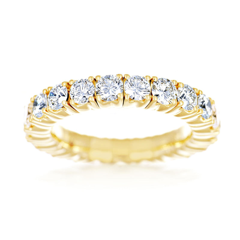 Yellow Sapphire Eternity Ring